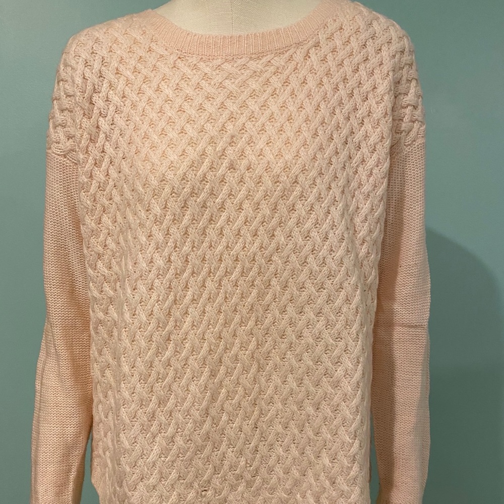 Blush Pink Knit Sweater